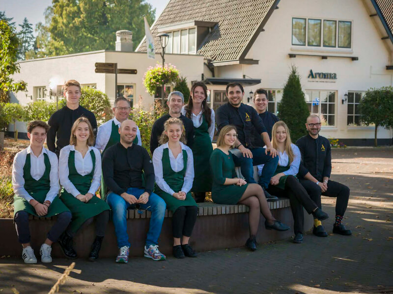 Het team van restaurant aroma - restaurant aroma