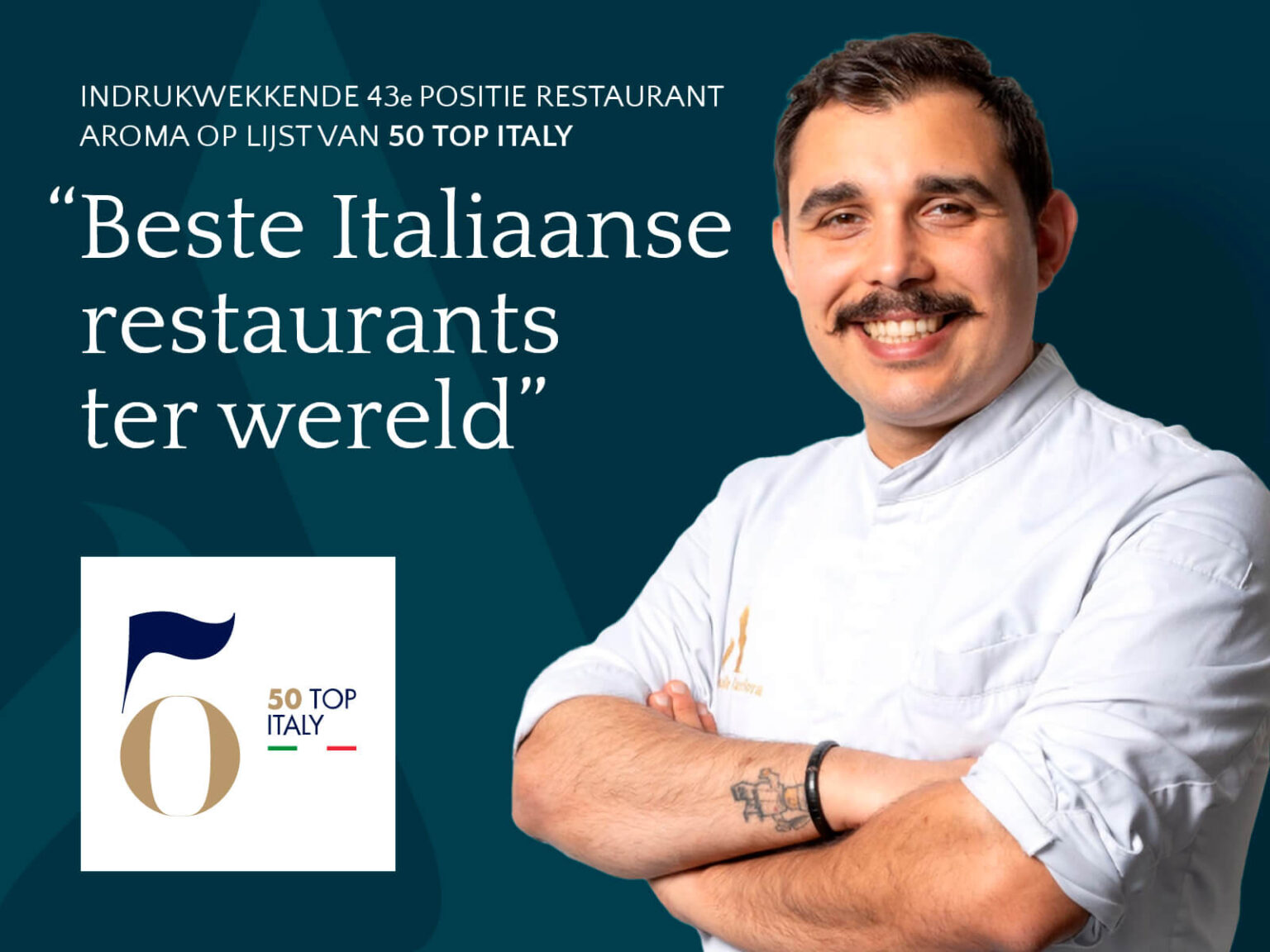 50 Top Italy Restaurant Aroma op 43 van beste Italiaanse restaurant