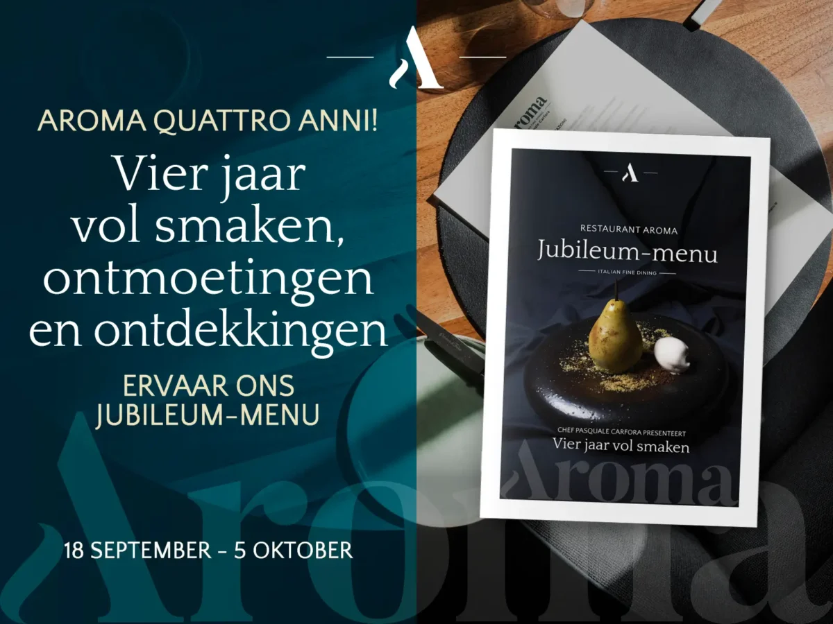 Vier jaar vol smaken, ontmoetingen en ontdekkingen, dat vieren we graag samen!