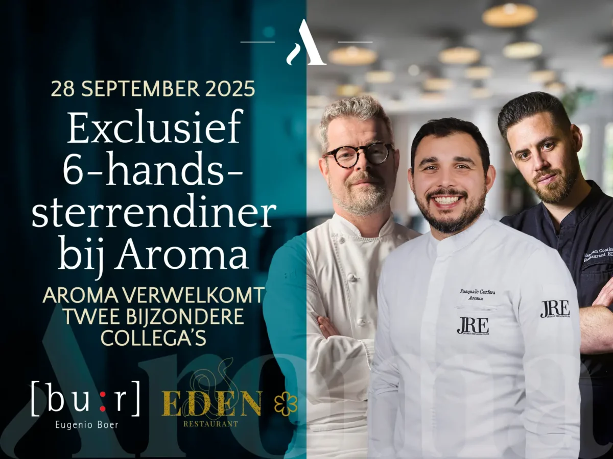 Pasquale carfora verwelkomt eugenio boer en herman cooijmans in vaassen voor culinaire reis door nederland en italië